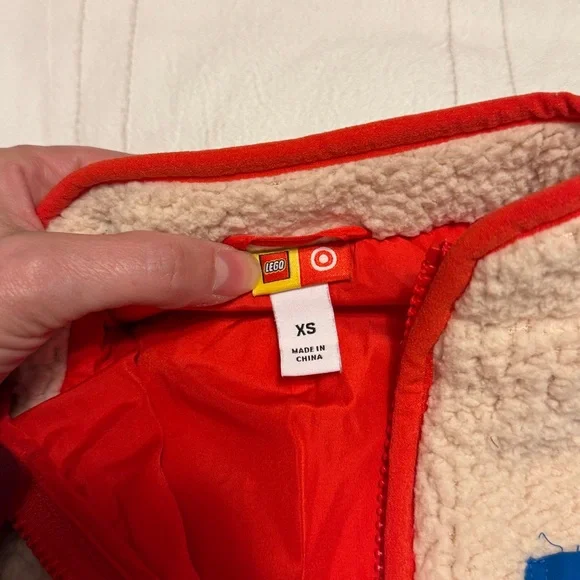 EUC Limited Edition LEGO Collection x Target Kids Sherpa Zip-Up Jacket - Picture 3 of 6
